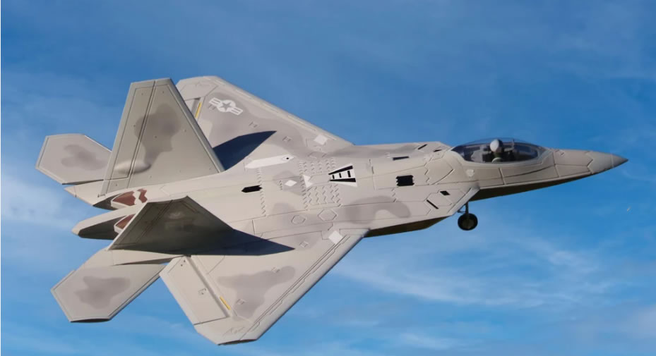  Freewing F-22 Raptor 64mm V2 EDF Jet PNP RC Airplane