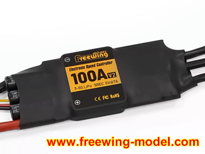 Freewing k-8 karakorum Freewing 100A V2 ESC with EC5 connector