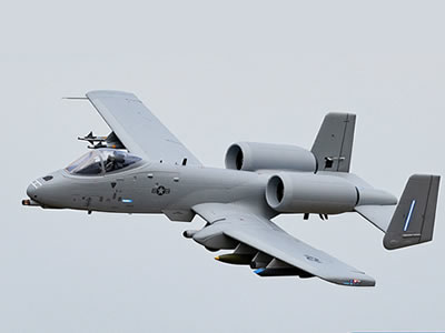 Freewing A-10 Thunderbolt II Super Scale Twin 80mm EDF Jet V2 with Gyro PNP Jet