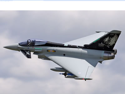 Freewing Eurofighter Typhoon V2 6S 90mm EDF Jet PNP RC Airplane