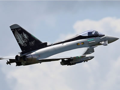 Freewing Eurofighter Typhoon V2 6S 90mm EDF Jet PNP RC Airplane
