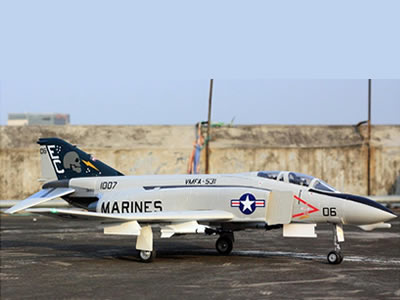 Freewing F-4D Phantom II  Grey 90mm EDF 6S PNP Jet