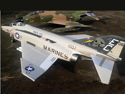 Freewing F-4D Phantom II  Grey 90mm EDF 6S PNP Jet