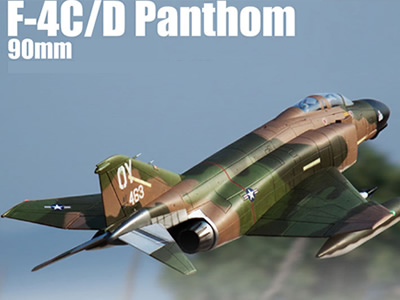 Freewing F-4D Green Phantom II 90mm 6S EDF Jet PNP RC Airplane