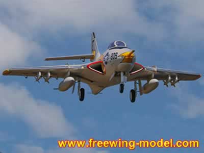 Freewing F9F-8 Cougar Super Scale 80mm EDF PNP with Gyro Jet 